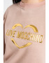 Love Moschino Bluza sport cu decolteu la baza gatului si maneci bufante - Pled.ro