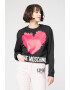 Love Moschino Bluza sport cu imprimeu logo - Pled.ro