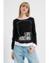 Love Moschino Bluza sport cu imprimeu logo - Pled.ro