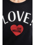 Love Moschino Bluza sport din bumbac cu imprimeu logo contrastant - Pled.ro