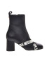 Love Moschino Botine din piele cu toc inalt - Pled.ro