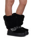 Love Moschino Cizme mid-calf cu garnituri de blana sintetica cu logo - Pled.ro