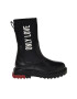 Love Moschino Cizme mid-calf cu garnituri de piele - Pled.ro