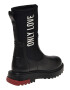 Love Moschino Cizme mid-calf cu garnituri de piele - Pled.ro