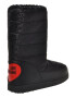 Love Moschino Cizme mid-calf cu imprimeu logo fara inchidere - Pled.ro