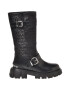 Love Moschino Cizme mid-calf cu insertii de piele - Pled.ro