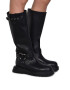 Love Moschino Cizme mid-calf de piele - Pled.ro