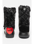 Love Moschino Cizme mid-calf fara inchidere cu insertii de blana sintetica - Pled.ro