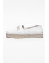 Love Moschino Espadrile de piele cu nituri - Pled.ro