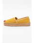 Love Moschino Espadrile de piele intoarsa cu detaliu crosetat - Pled.ro