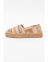 Love Moschino Espadrile din material textil cu aspect tesut - Pled.ro