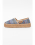 Love Moschino Espadrile din material textil cu aspect tesut - Pled.ro