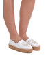 Love Moschino Espadrile din piele cu aplicatie logo - Pled.ro