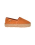 Love Moschino Espadrile din piele intoarsa cu logo discret - Pled.ro