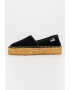 Love Moschino Espadrile din piele intoarsa cu logo discret - Pled.ro