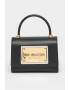 Love Moschino Geanta crossbody cu aplicatie logo metalica - Pled.ro