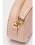 Love Moschino Geanta crossbody de piele ecologica cu aplicatie logo metalica Valentina - Pled.ro