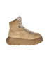 Love Moschino Ghete flatform din piele intoarsa cu detaliu din blana shearling sintetica - Pled.ro