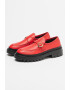 Love Moschino Pantofi loafer de piele cu toc masiv - Pled.ro