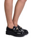 Love Moschino Pantofi loafer de piele lacuita cu logo - Pled.ro