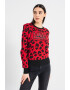 Love Moschino Pulover cu logo si animal print - Pled.ro