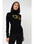 Love Moschino Pulover de lana cu logo brodat - Pled.ro