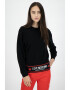 Love Moschino Pulover din amestec de lana cu banda logo - Pled.ro