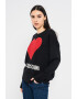 Love Moschino Pulover din amestec de lana cu logo - Pled.ro