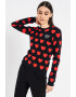 Love Moschino Pulover din amestec de lana cu model cu inimi - Pled.ro