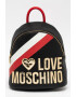 Love Moschino Rucsac de piele ecologica cu aplicatie logo - Pled.ro