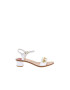 Love Moschino Sandale cu aspect lacuit si nituri in forma de inima - Pled.ro