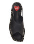 Love Moschino Sandale de piele cu catarama - Pled.ro