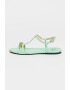 Love Moschino Sandale de piele cu lant decorativ - Pled.ro