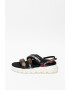 Love Moschino Sandale de piele ecologica cu model logo - Pled.ro