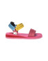 Love Moschino Sandale de piele ecologica cu velcro si logo - Pled.ro