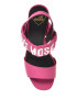 Love Moschino Sandale din piele cu bareta cu logo - Pled.ro