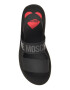 Love Moschino Sandale slingback din material textil - Pled.ro