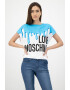 Love Moschino Tricou cu imprimeu logo si maneci cazute - Pled.ro