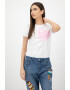 Love Moschino Tricou cu mprimeu grafic si logo - Pled.ro