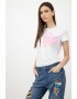 Love Moschino Tricou cu mprimeu grafic si logo - Pled.ro