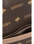 Lucky Bees Rucsac de piele ecologica cu imprimeu logo - Pled.ro