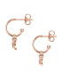 Lulu & Jane Cercei placati cu aur rose de 14K 32005 - Pled.ro