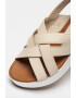 Lumberjack Sandale din piele cu talpa wedge Johanna - Pled.ro