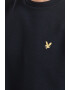 Lyle & Scott Bluza sport cu decolteu la baza gatului din bumbac - Pled.ro