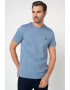 Lyle & Scott Tricou cu decolteu la baza gatului din bumbac - Pled.ro