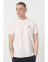 Lyle & Scott Tricou cu decolteu la baza gatului si broderie discreta aplicata pe piept - Pled.ro