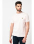 Lyle & Scott Tricou cu logo brodat discret Ringer - Pled.ro