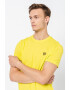 Lyle & Scott Tricou cu decolteu la baza gatului si aplicatie logo pe piept - Pled.ro