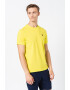 Lyle & Scott Tricou cu decolteu la baza gatului si aplicatie logo pe piept - Pled.ro