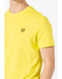 Lyle & Scott Tricou cu decolteu la baza gatului si aplicatie logo pe piept - Pled.ro